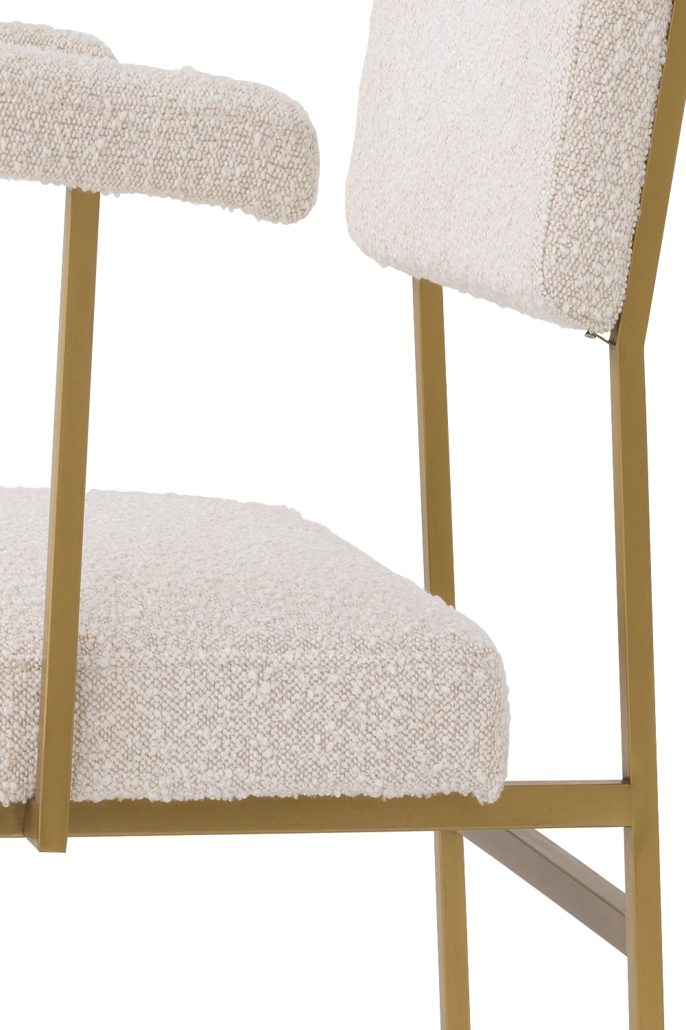 Cream Bouclé Modern Accent Chair  |  Eichholtz Dunmore | Oroa.com