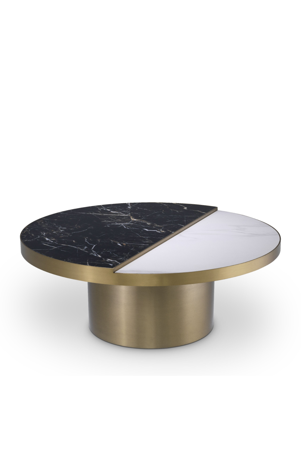 Round Brass Ceramic Coffee Table | Eichholtz Excelsior | #1 Eichholtz Retailer