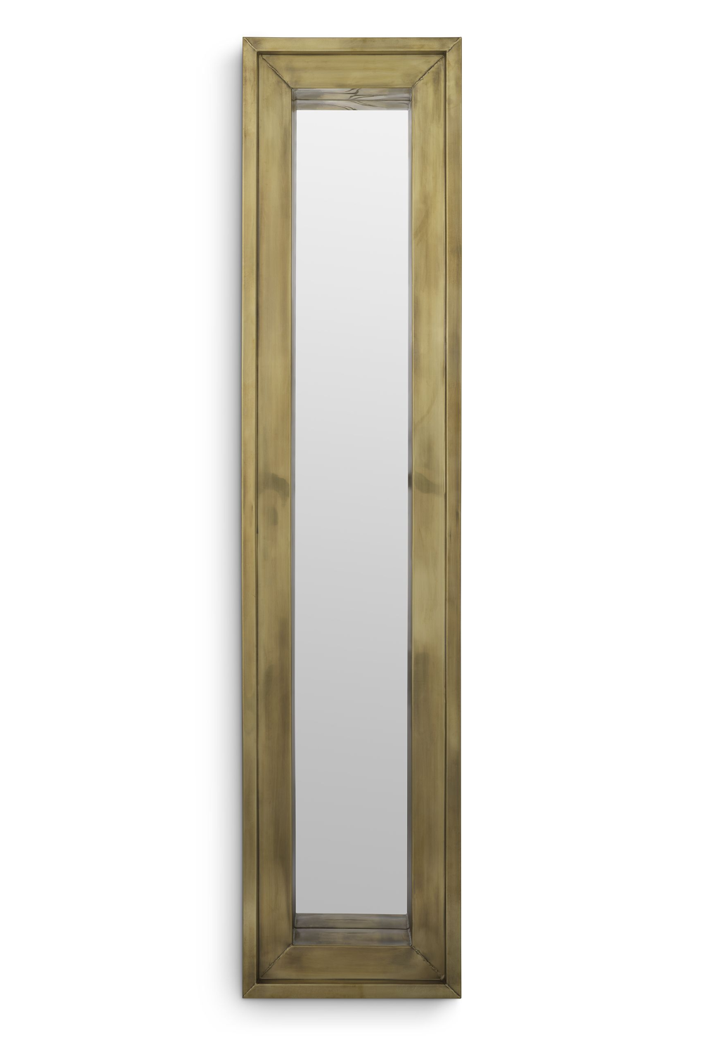 Vintage Brass Rectangular Mirror S | Eichholtz Magenta | OROA
