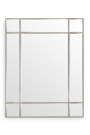 Brass Framed Bevelled Mirror XL | Eichholtz Beaumont | OROA