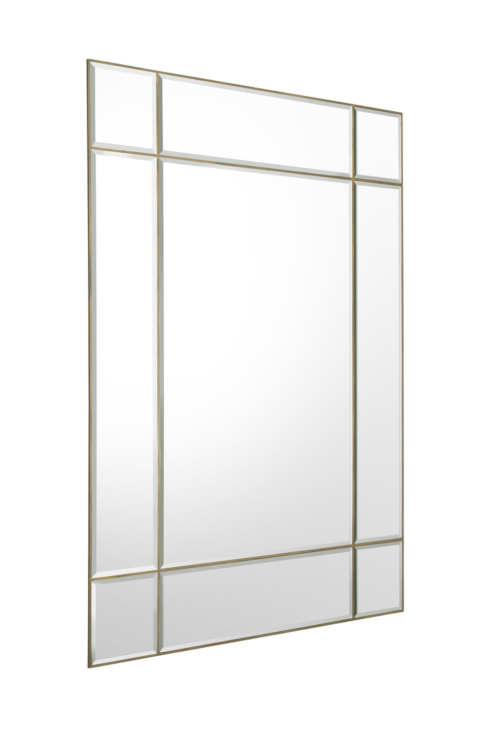 Brass Framed Bevelled Mirror XL | Eichholtz Beaumont | OROA