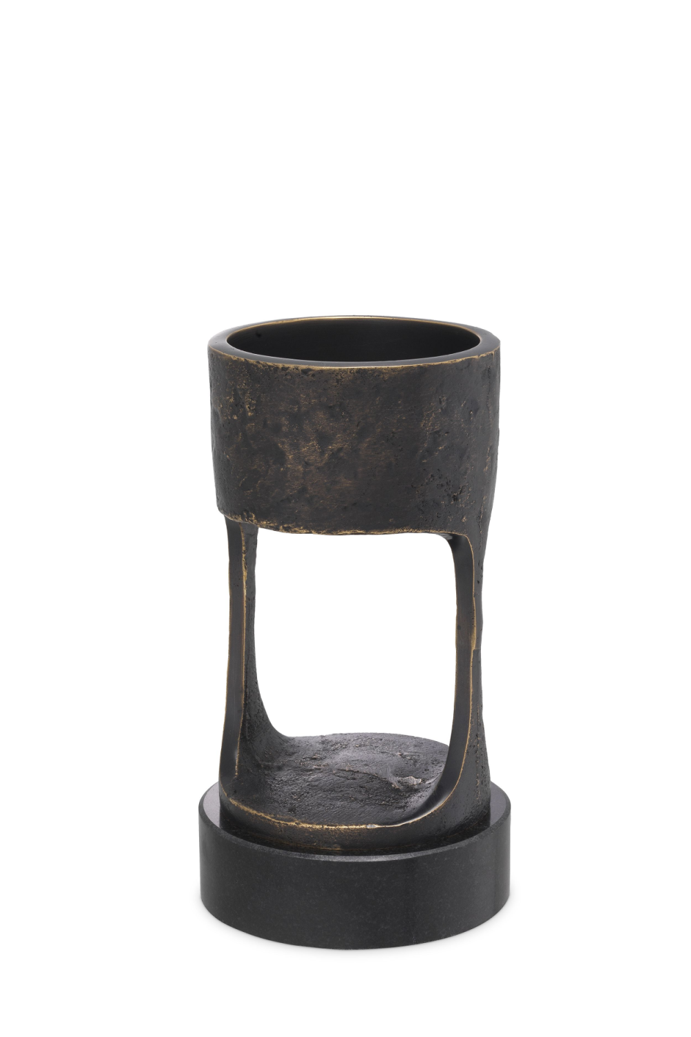 Bronze Granite Base Candle Holder | Eichholtz Bologna S | OROA
