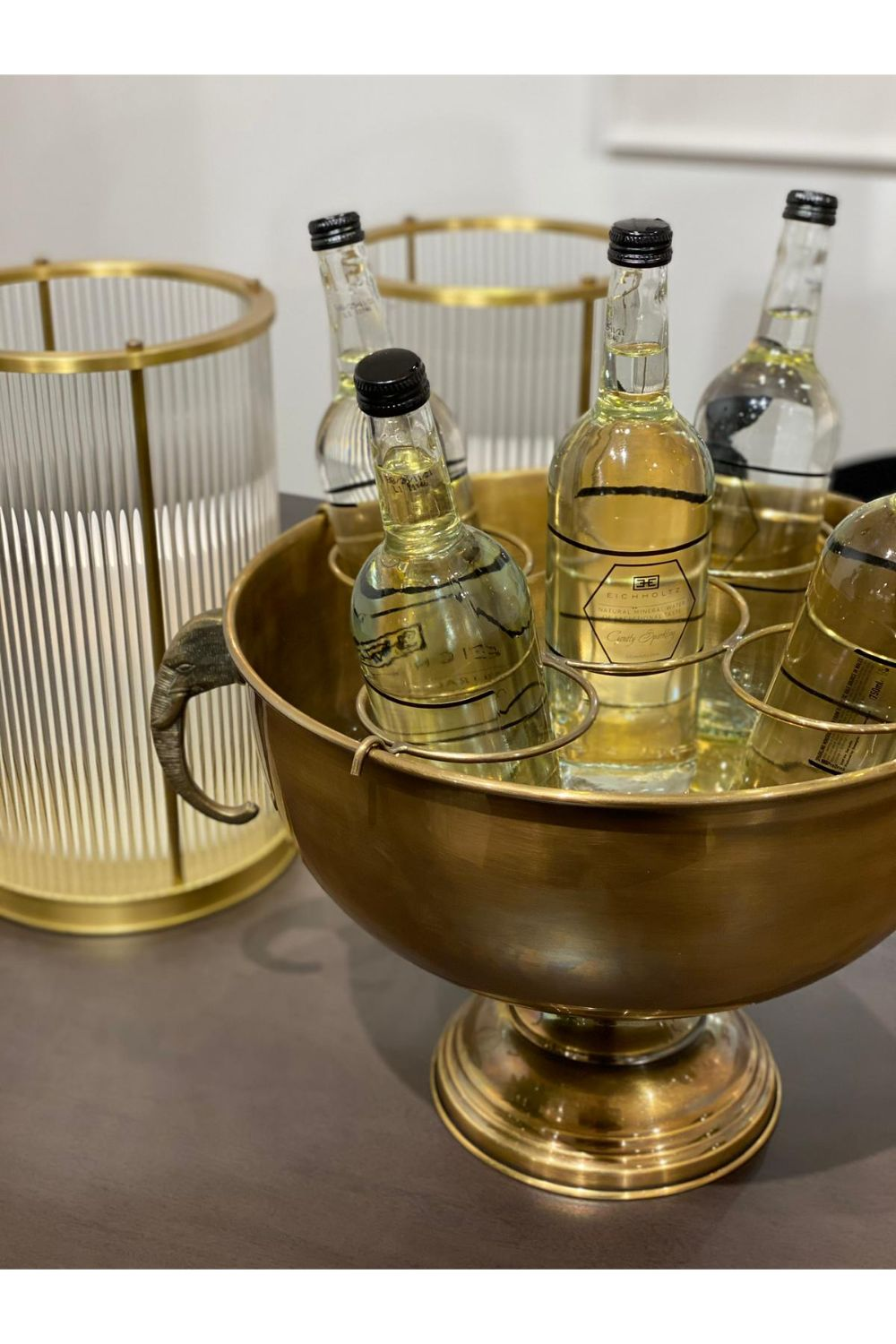 Brass Champagne Cooler | Eichholtz Maharaja | #1 Eichholtz Retailer