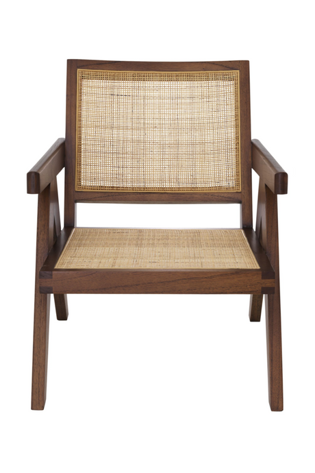 Brown Rattan Lounge Armchair | Eichholtz Aristide | Oroa.com