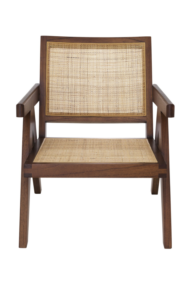 Brown Rattan Lounge Armchair | Eichholtz Aristide | Oroa.com