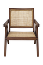 Brown Rattan Lounge Armchair | Eichholtz Aristide | Oroa.com