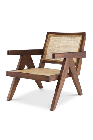 Brown Rattan Lounge Armchair | Eichholtz Aristide | Oroa.com
