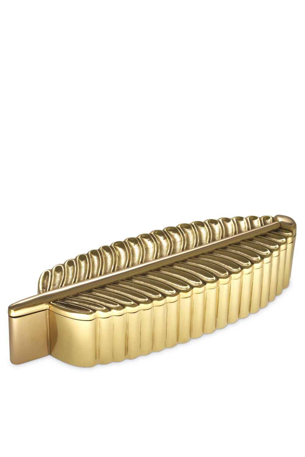 Brass Leaf Decorative Box | Eichholtz La Plume | OROA