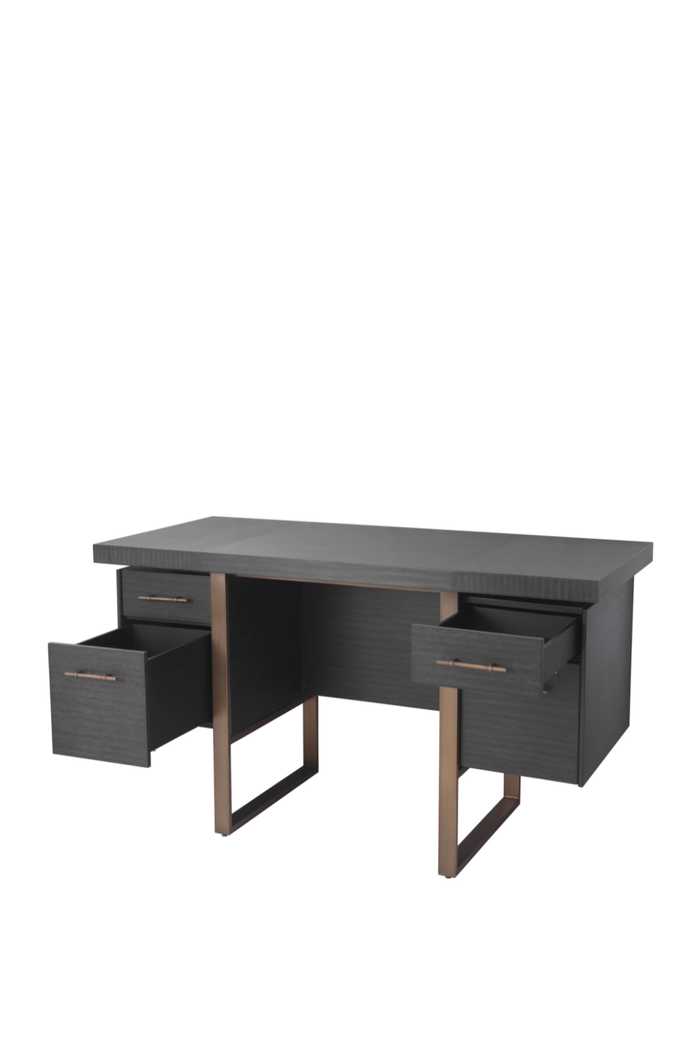 Charcoal Oak Desk | Eichholtz Canova | OROA