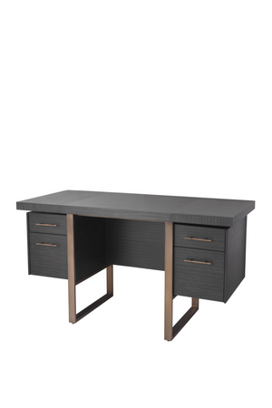 Charcoal Oak Desk | Eichholtz Canova | OROA