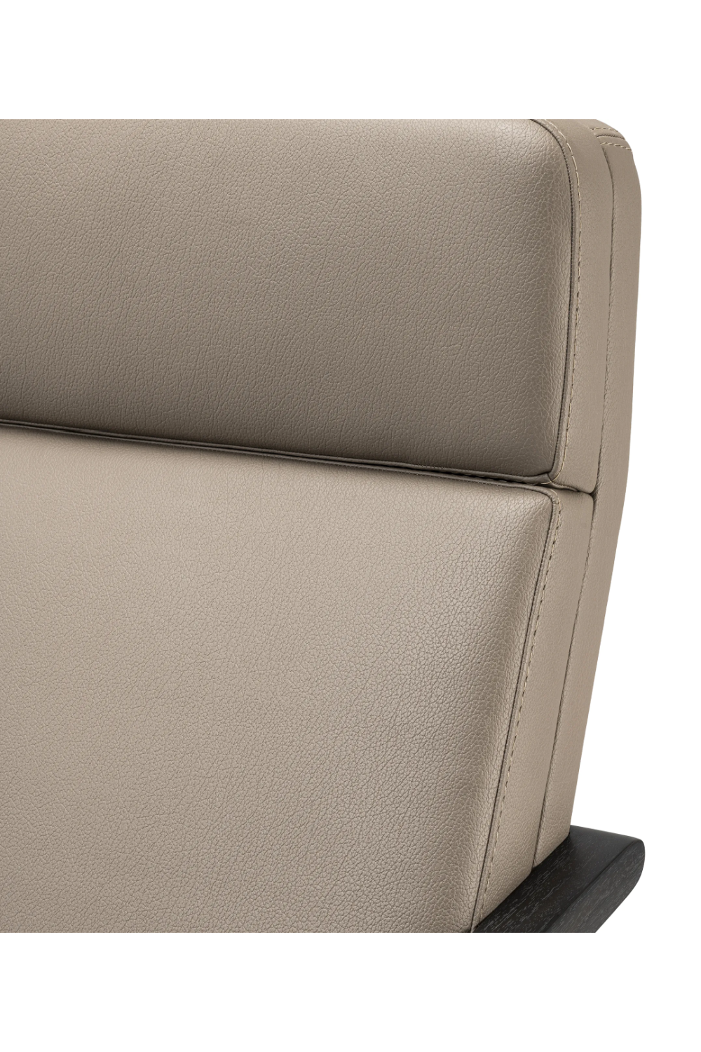 Gray Leather Look Accent Chair | Eichholtz Cruise | Oroa.com