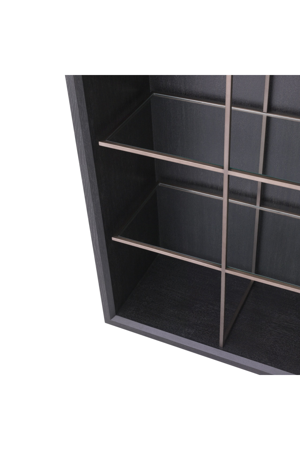 Bronze 4-Shelf Bookcase | Eichholtz Hennessey | OROA.com