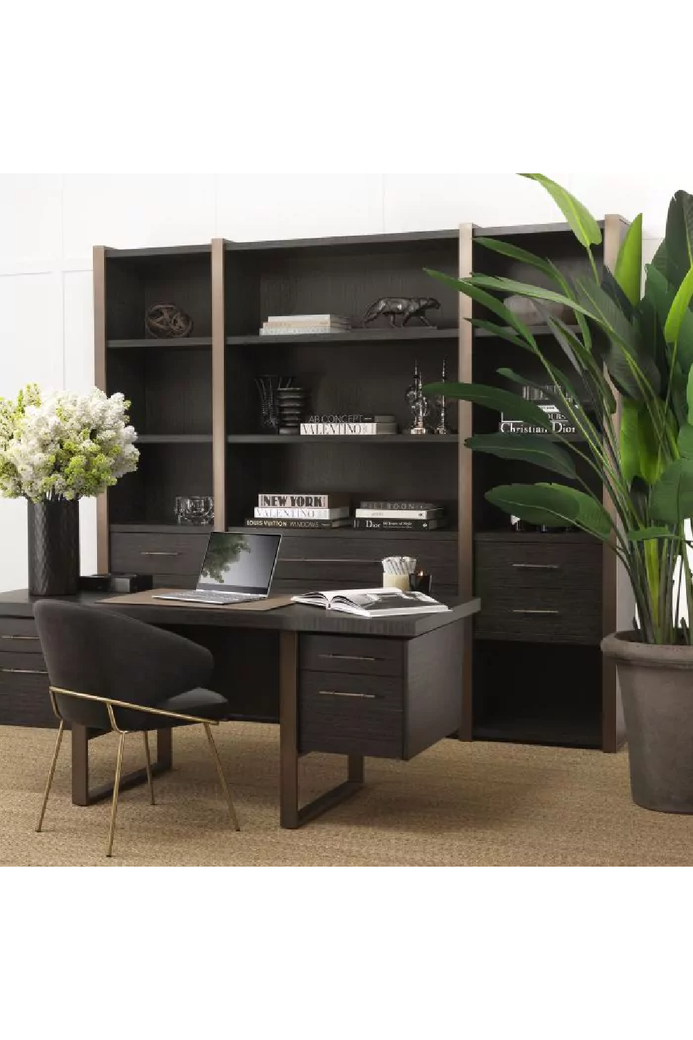 Gray Oak Shelving Cabinet | Eichholtz Canova | OROA.com