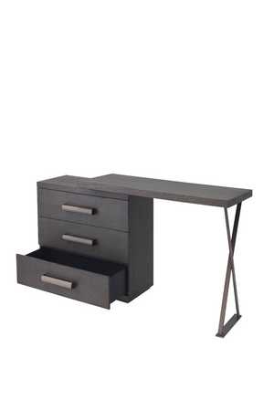 3 Drawer Oak Desk | Eichholtz Sanderson | OROA TRADE
