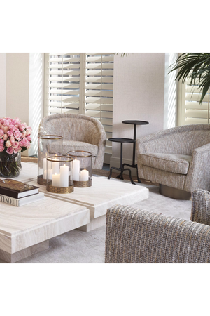 Round Bistro Style Side Table | Eichholtz Carlos | OROA.com