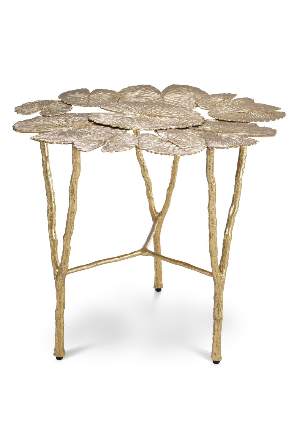 Gold Water Lilies Side Table | Eichholtz Tropicale | OROA