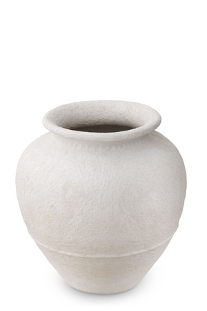 Matte White Clay Vase | Eichholtz Reine S | OROA