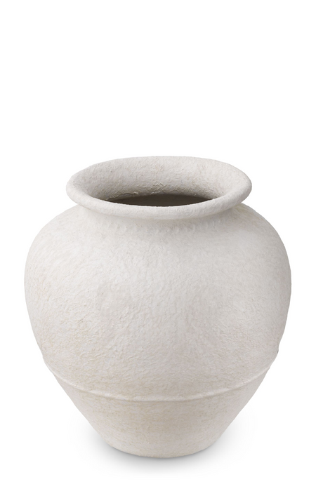 Matte White Clay Vase | Eichholtz Reine S | OROA