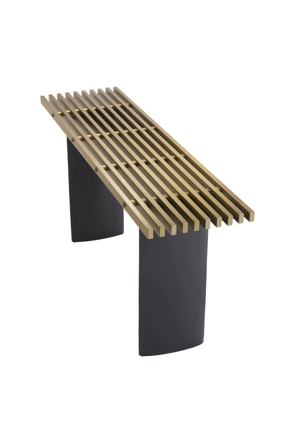 Brushed Brass Finish Console Table | Eichholtz Vauclair | OROA.com