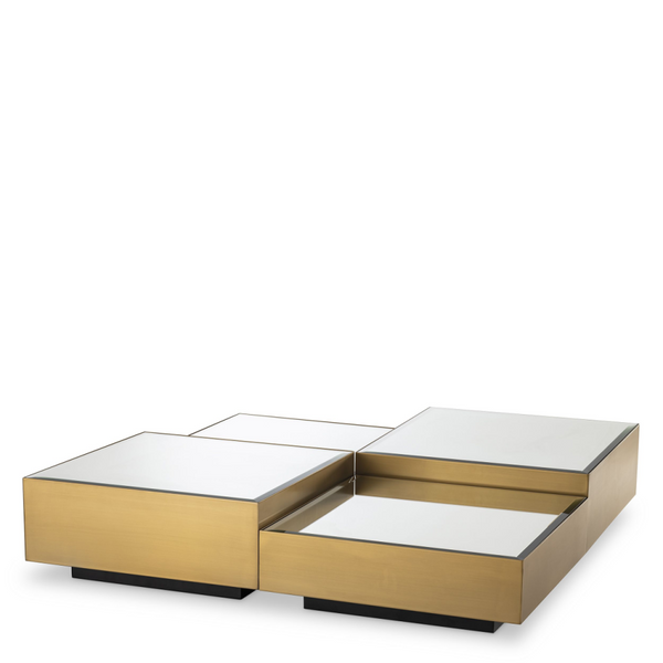 Mirrored box store coffee table