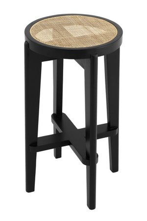 Black Rattan Bar Stool | Eichholtz Dareau | #1 Eichholtz Retailer