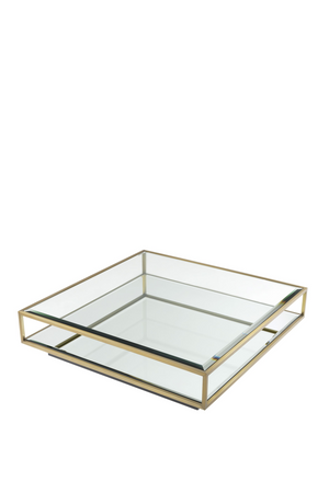 Brass Pedestal Coffee Table | Eichholtz Tortona L | OROA
