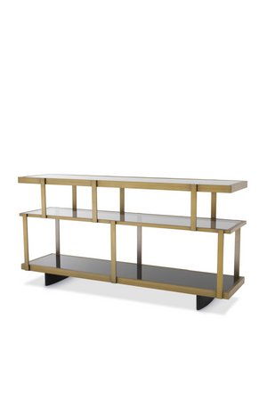 Brass Shelving Media Unit | Eichholtz Nesto | OROA.com