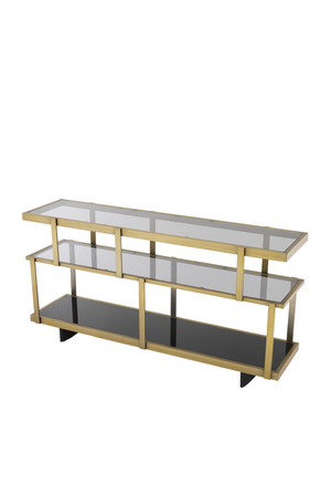 Brass Shelving Media Unit | Eichholtz Nesto | OROA.com