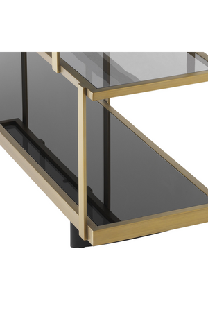 Brass Shelving Media Unit | Eichholtz Nesto | OROA.com