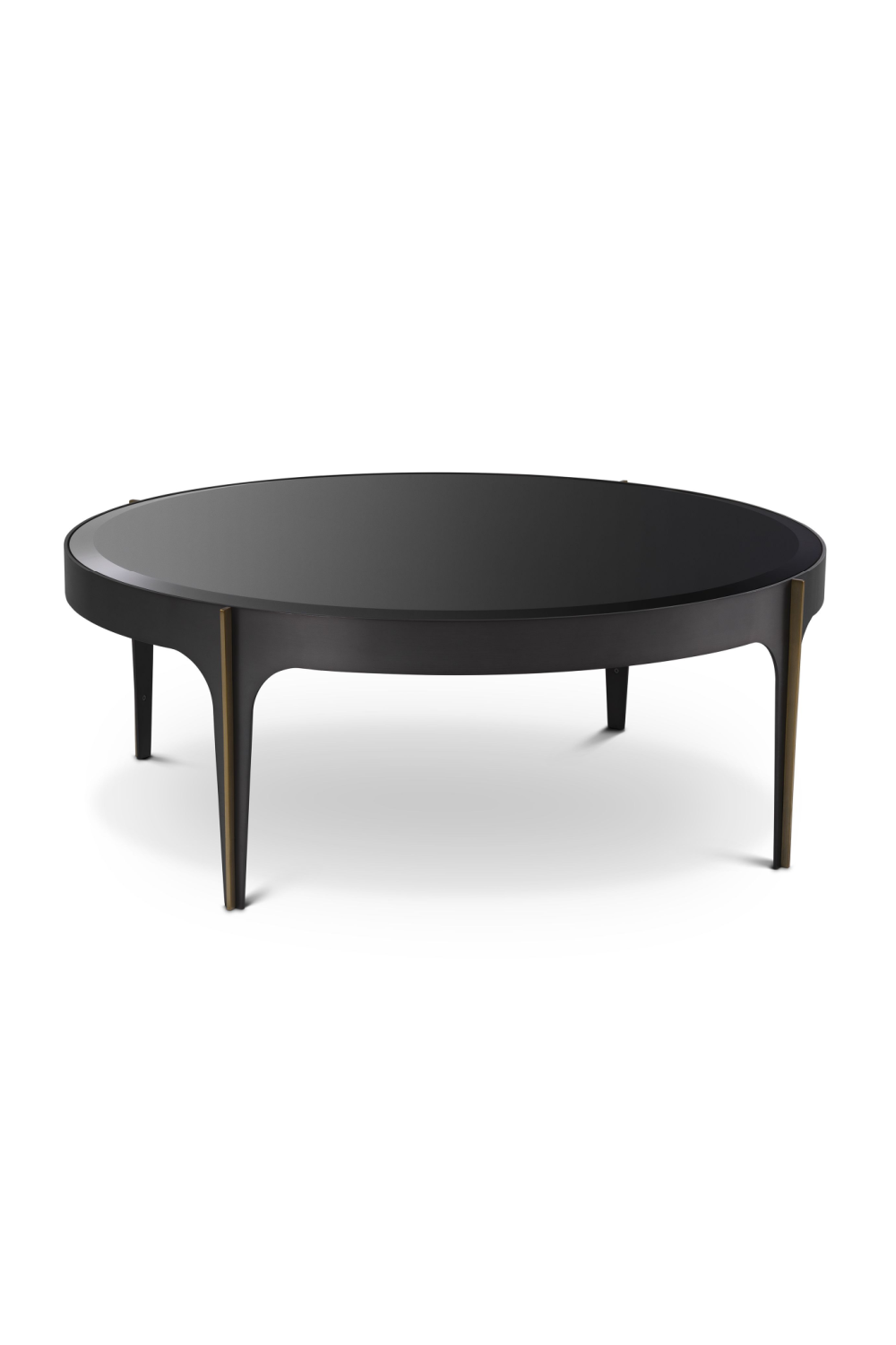 Bronze Frame Black Coffee Table | Eichholtz Artemisa - S | OROA