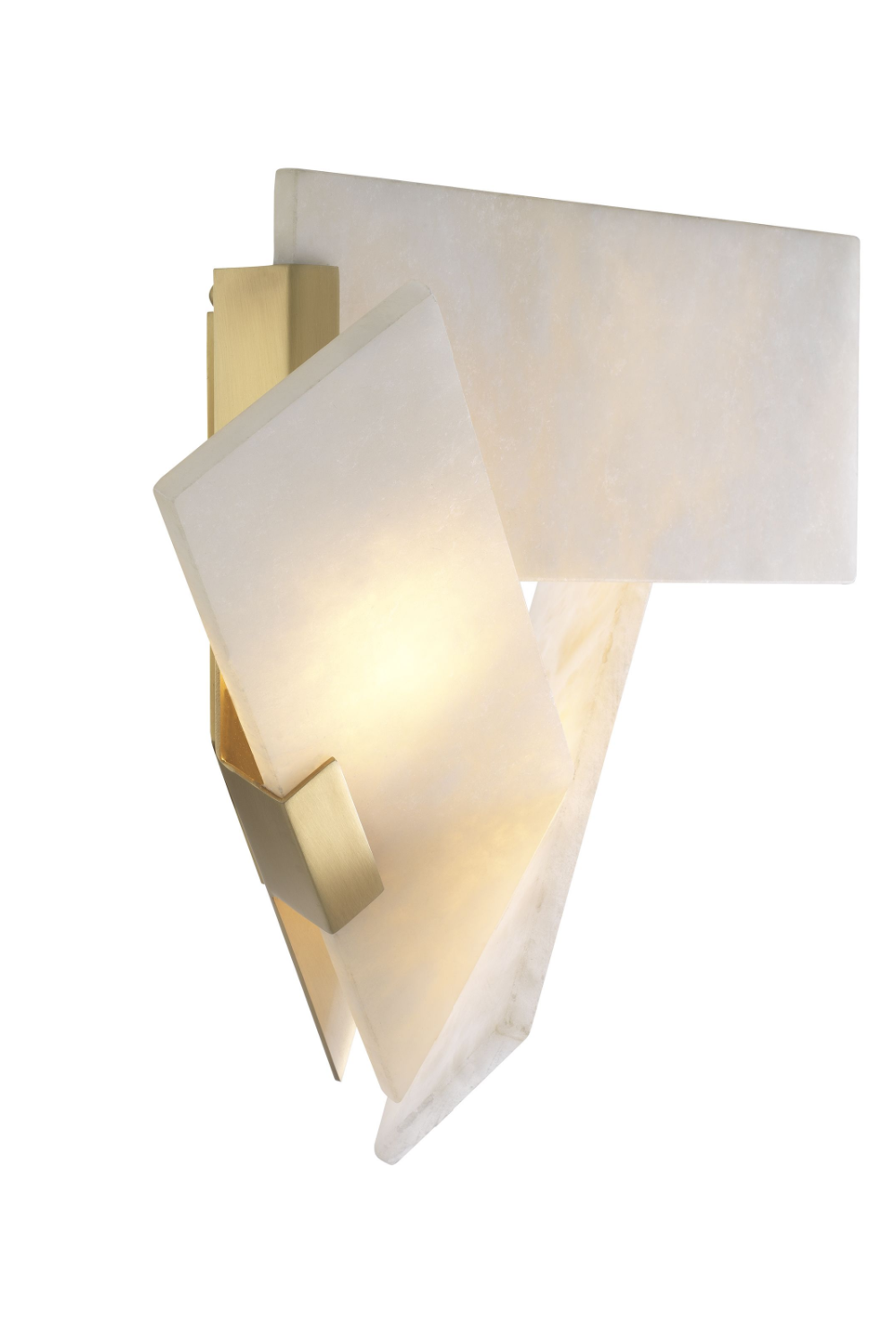 Alabaster Triangular Wall Lamp | Eichholtz Bella Bianco | OROA