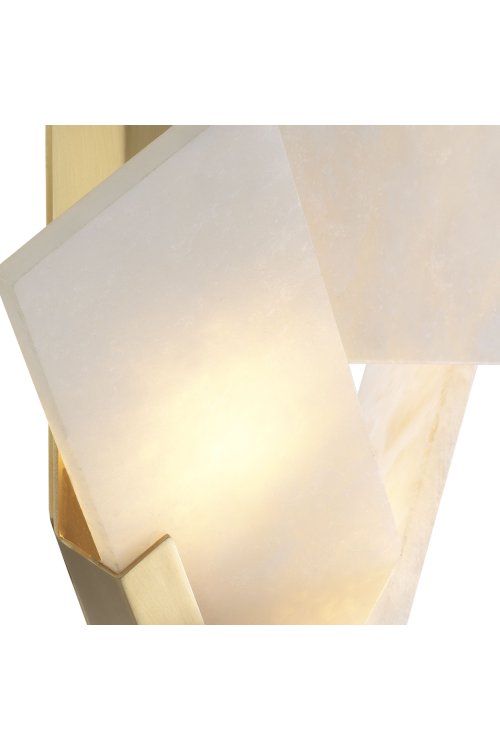 Alabaster Triangular Wall Lamp | Eichholtz Bella Bianco | OROA