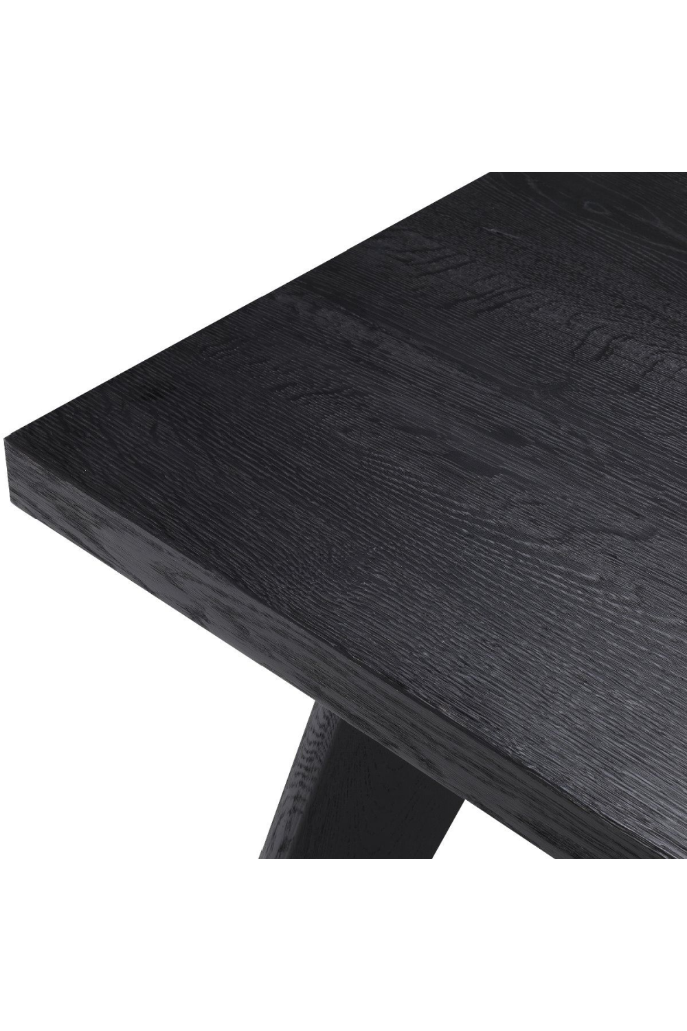 Rectangular Black Oak Dining Table | Eichholtz Biot | OROA