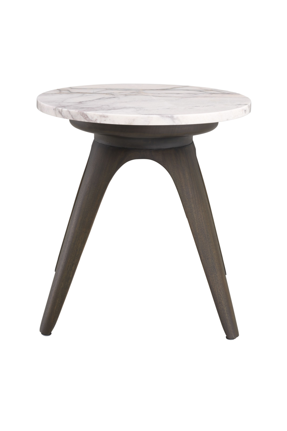 Tapered Legs Round Marble Side Table | Eichholtz Borre | Oroa.com