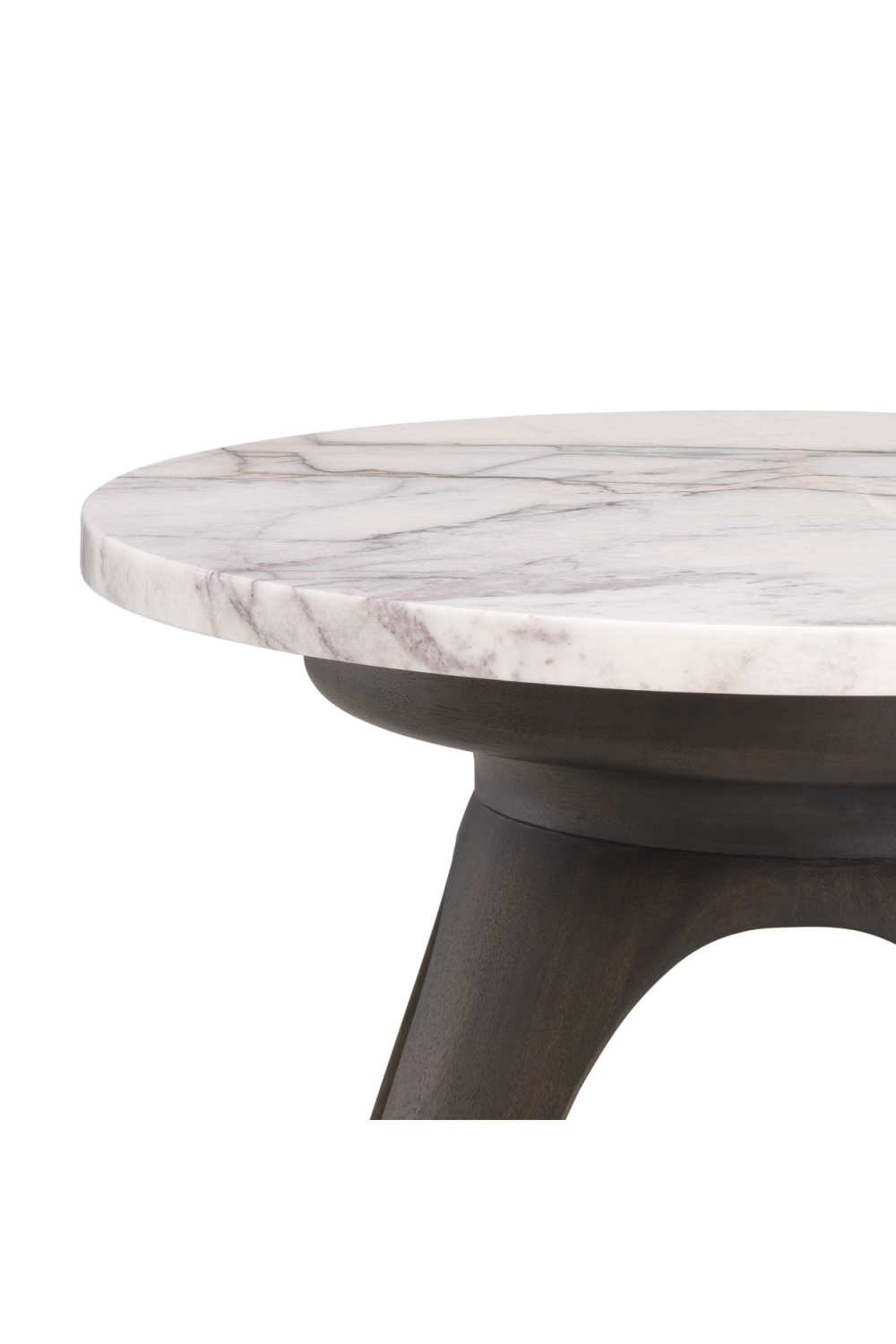 Tapered Legs Round Marble Side Table | Eichholtz Borre | Oroa.com