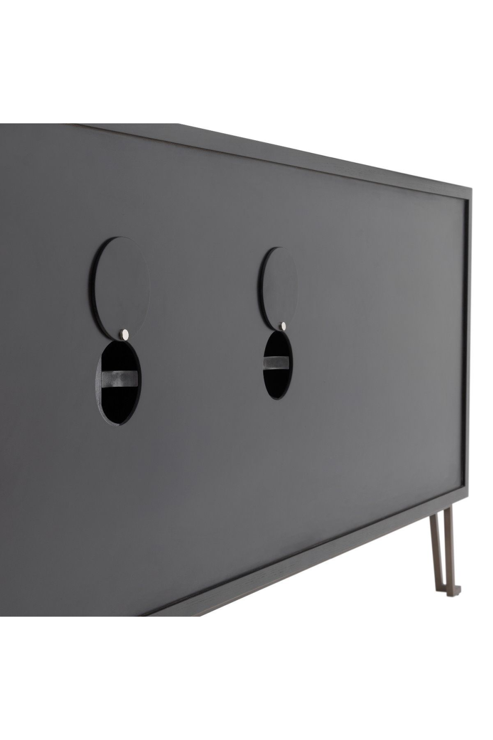 Modern Brown Oak Media/TV Cabinet - Eichholtz Highland | OROA.com