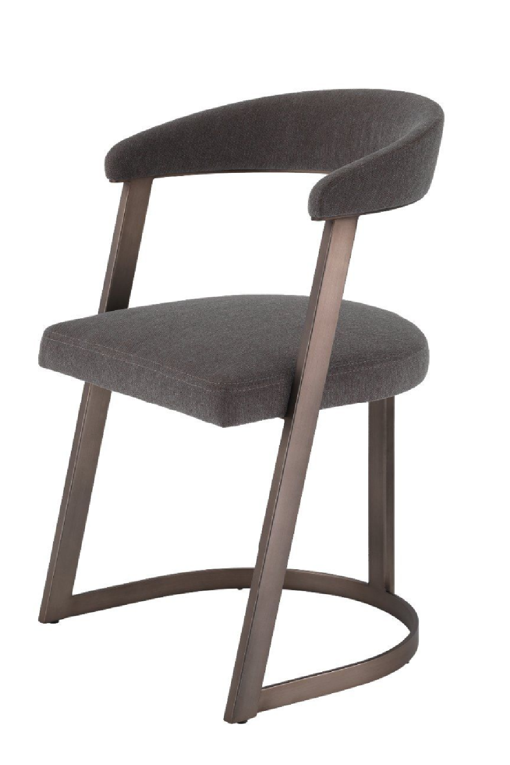 Gray Curved Retro Dining Chair | Eichholtz Dexter | Oroa.com