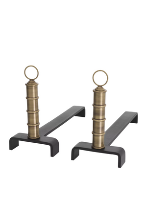 Metal Andiron Set (2) | Eichholtz Vauxbons | OROA.com