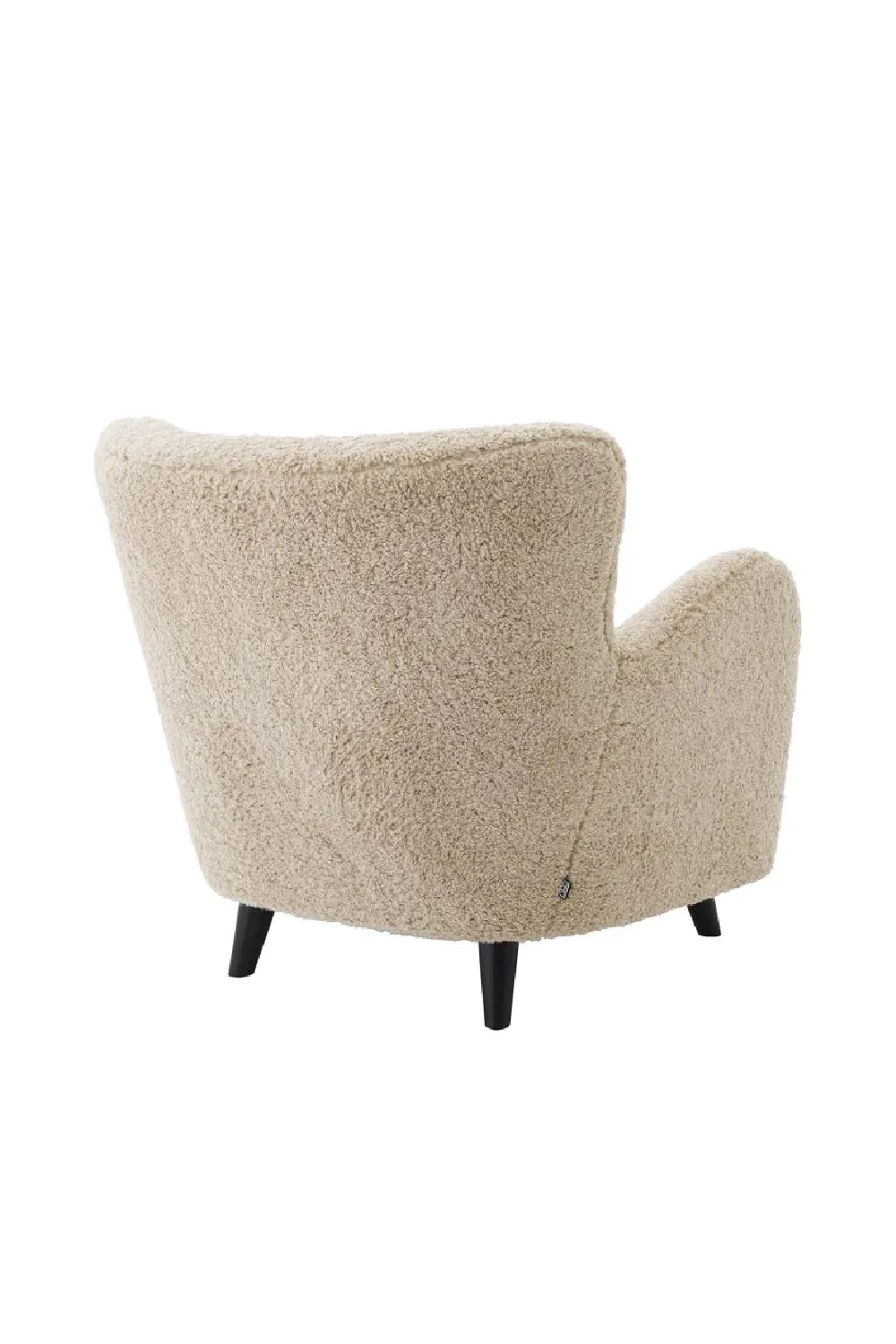 Plush Sand Wingback Chair | Eichholtz Svante S | Oroa.com
