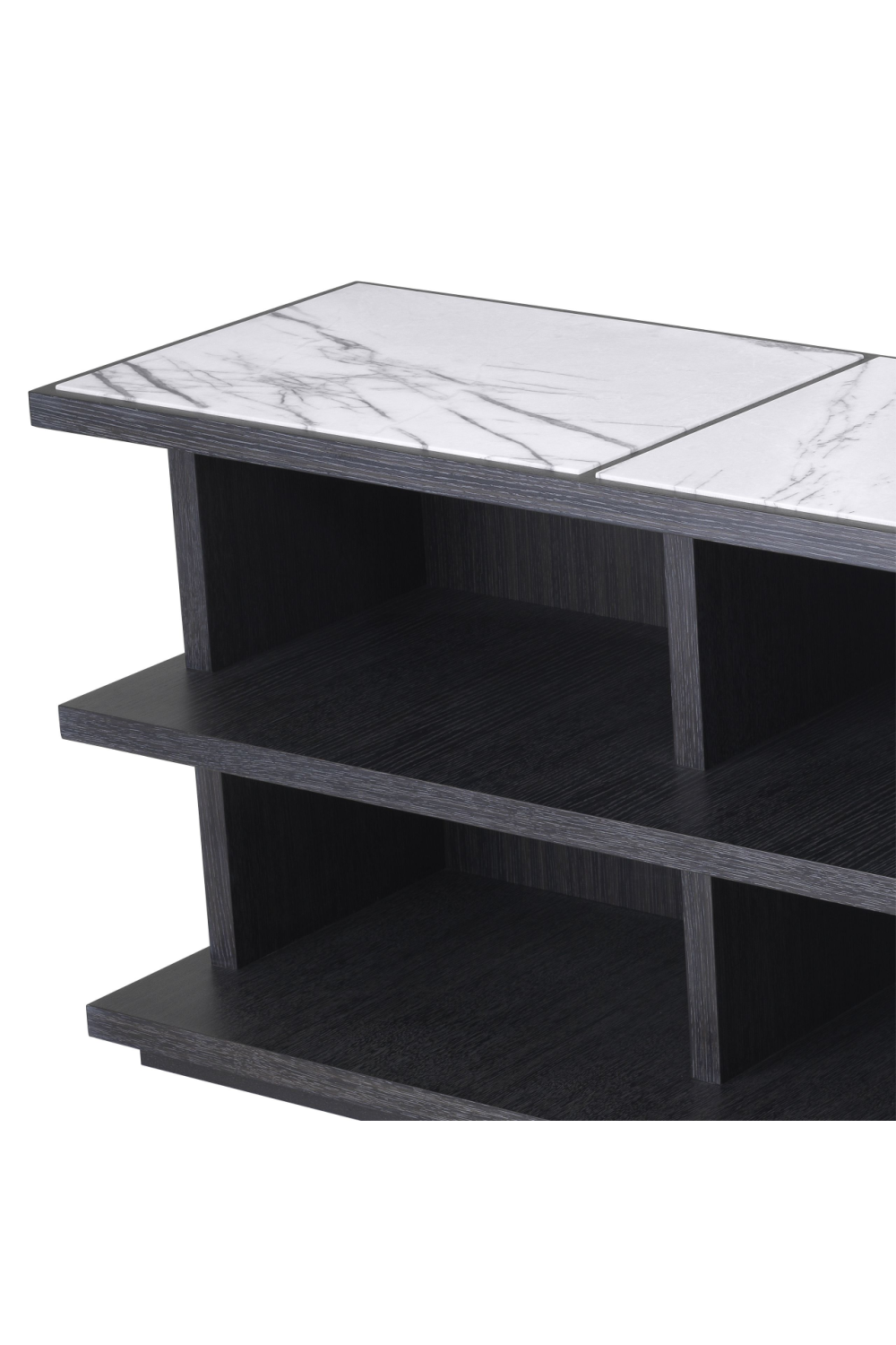 Gray Oak Marble TV Cabinet | Eichholtz Miguel | #1 Eichholtz Retailer