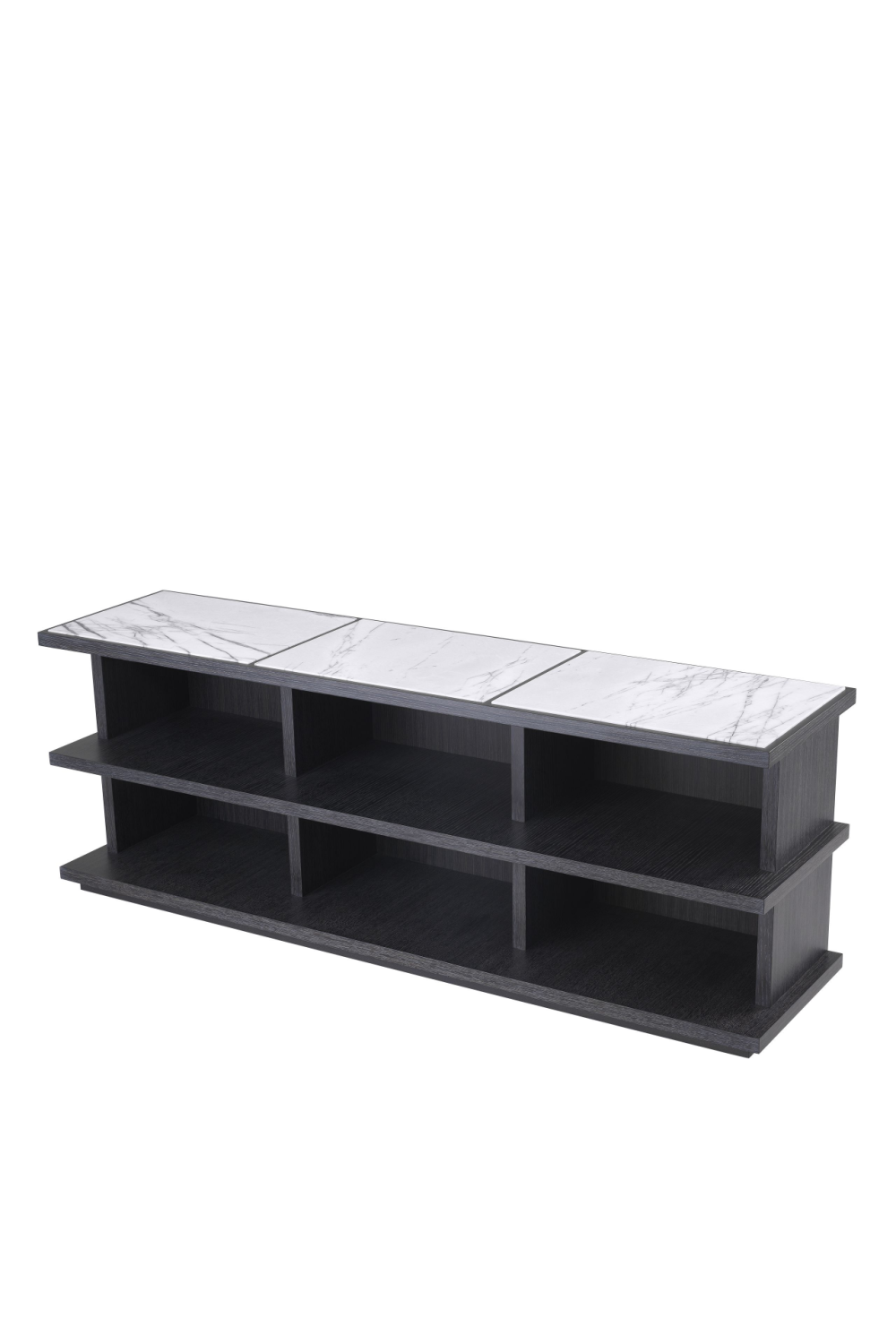 Gray Oak Marble TV Cabinet | Eichholtz Miguel | #1 Eichholtz Retailer