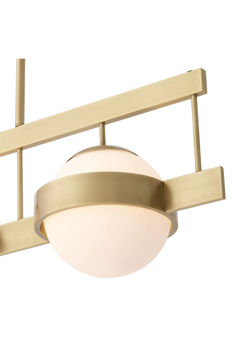 Caprera Modern Brass Chandelier - (Antique Brass Finish