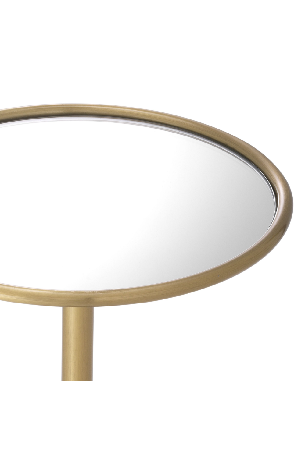 Round Brass Side Table | Eichholtz Narciso | OROA