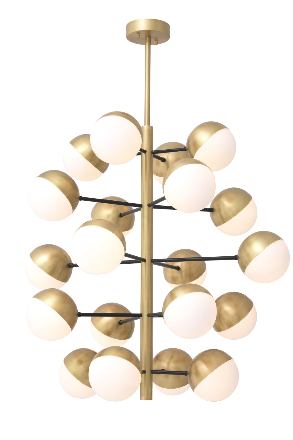 Brass Globe Sputnik Chandelier L | Eichholtz Cona | OROA