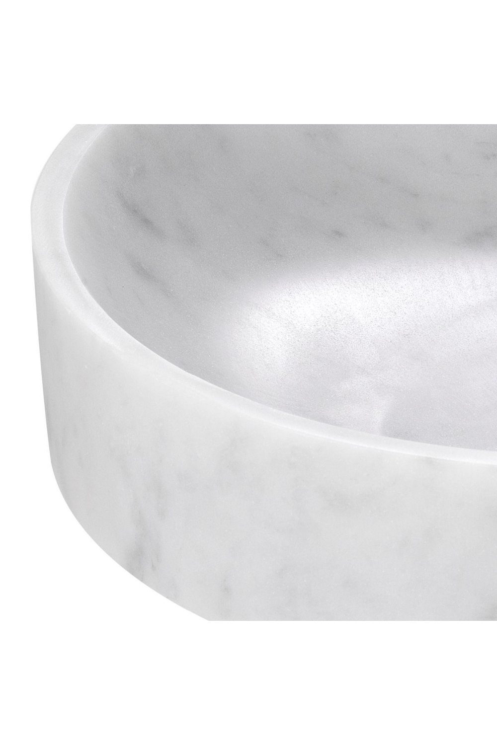 White Marble Decorative Bowl | Eichholtz Santiago | OROA.com