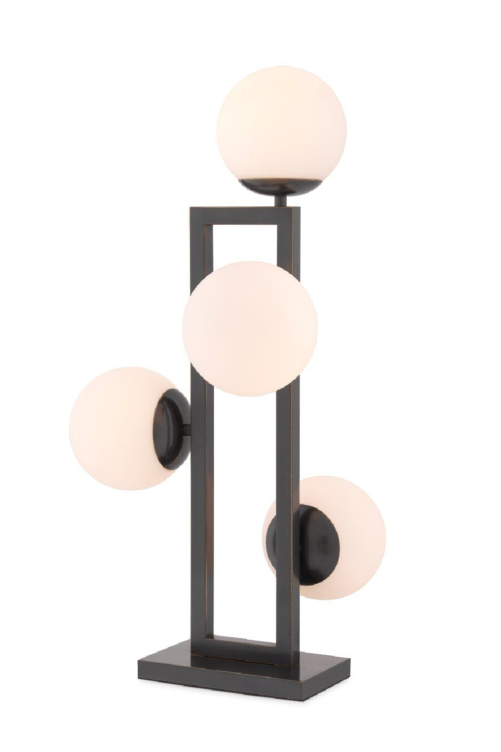 White Glass Globe Table Lamp | Eichholtz Pascal | OROA