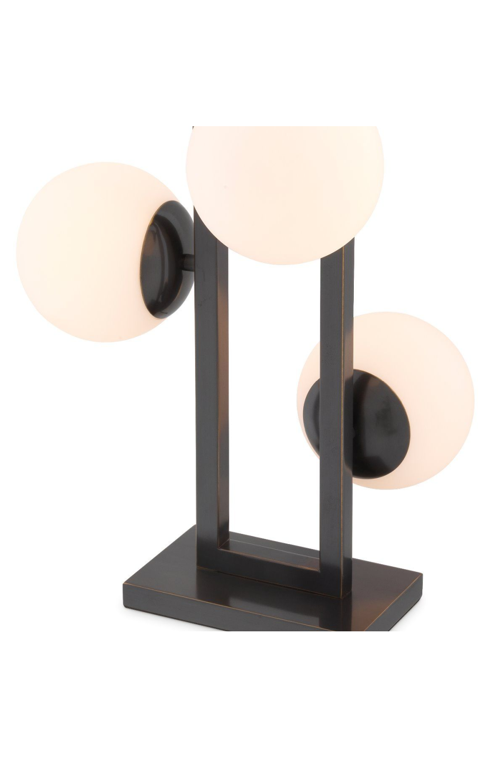 White Glass Globe Table Lamp | Eichholtz Pascal | OROA