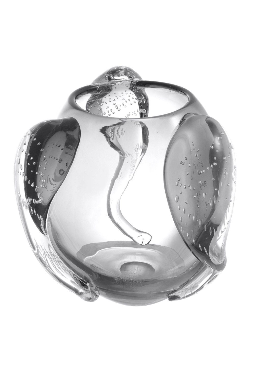 Gray Handblown Glass Vase | Eichholtz Sianluca L | OROA