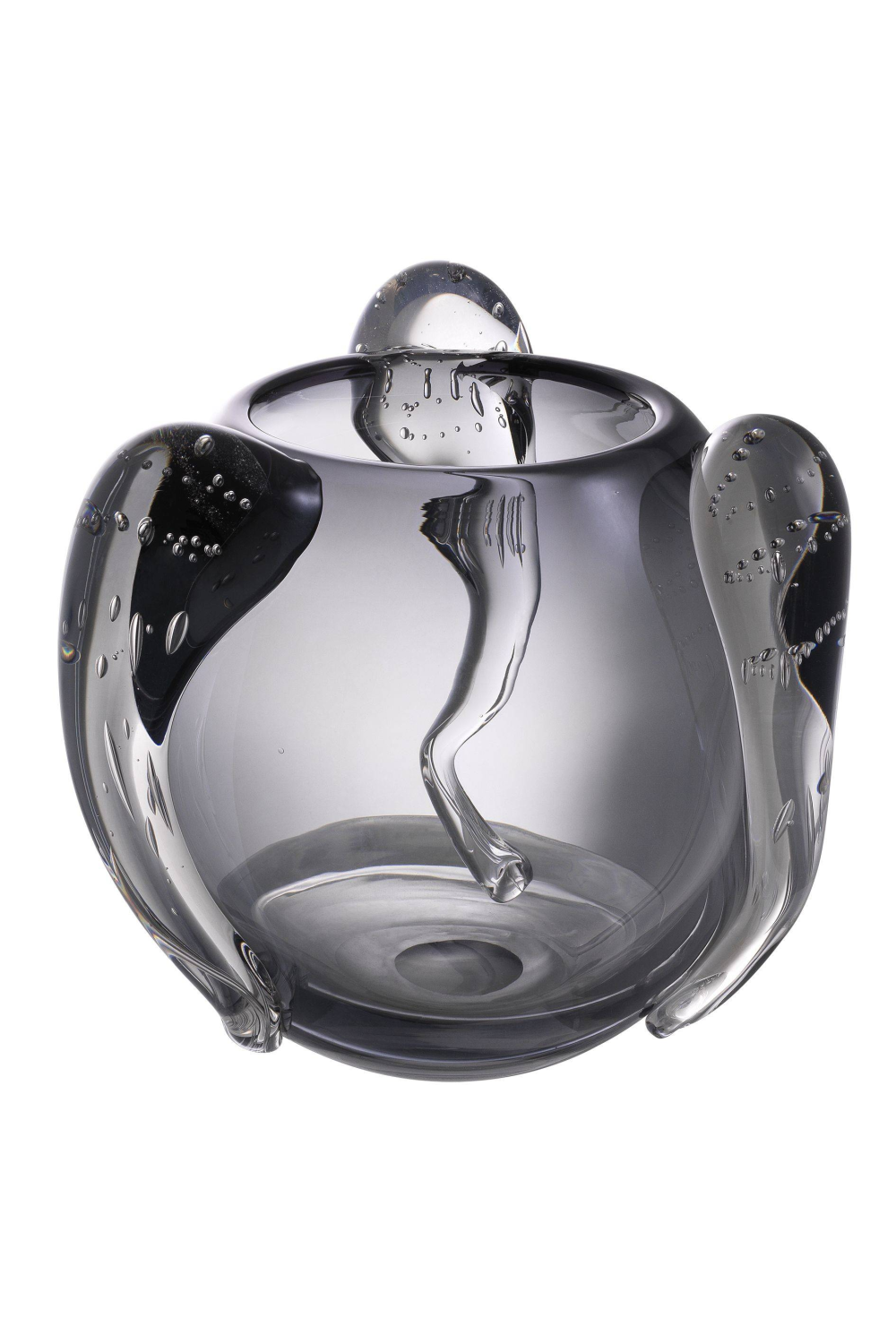 Gray Handblown Glass Vase | Eichholtz Sianluca S | OROA