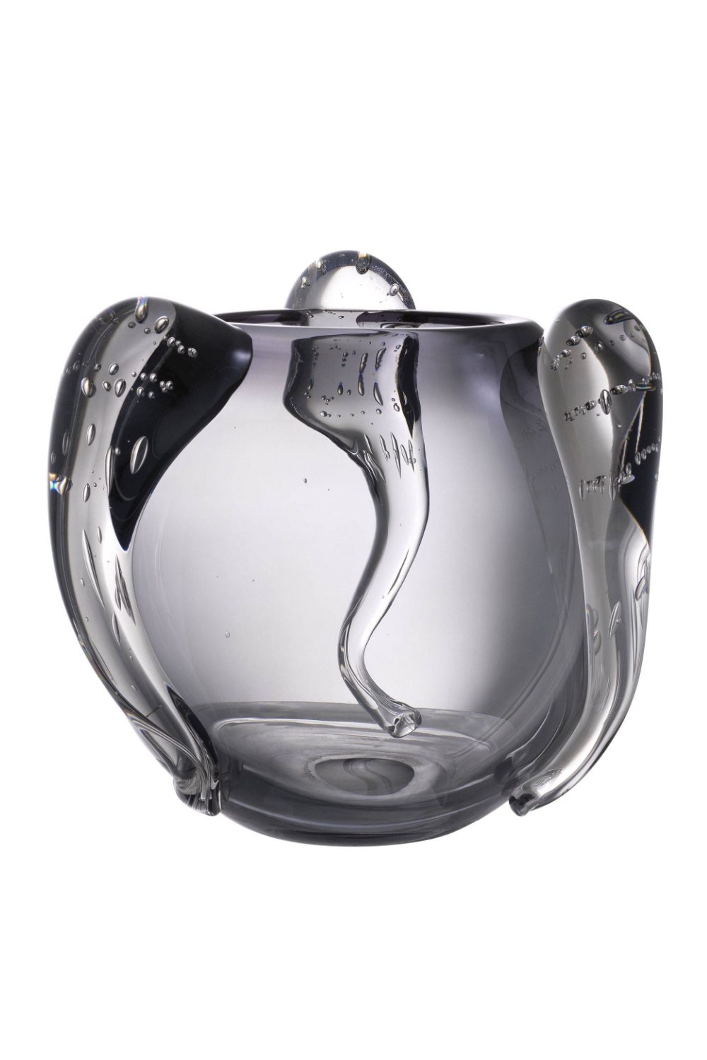 Gray Handblown Glass Vase | Eichholtz Sianluca S | OROA